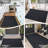 Large Floral Indoor Outdoor Doormat,Machine Washable Low Profile Non-Slip Rug for Front Back Door,Entry-890695066-890695070