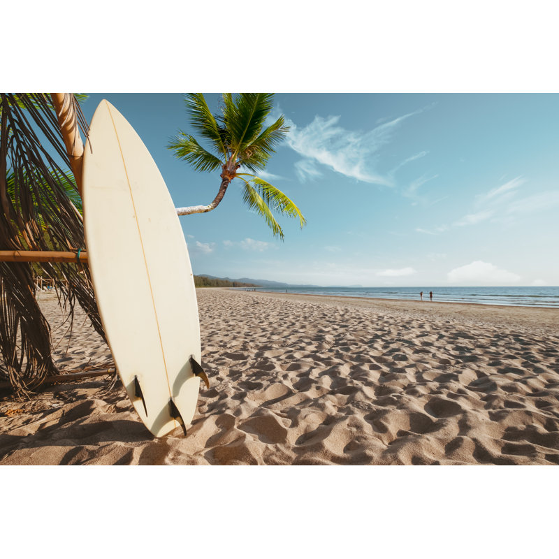 Beach Background by Jakkapan21 - Wrapped Canvas Print, 30cm H x 46cm W x 3.8cm D