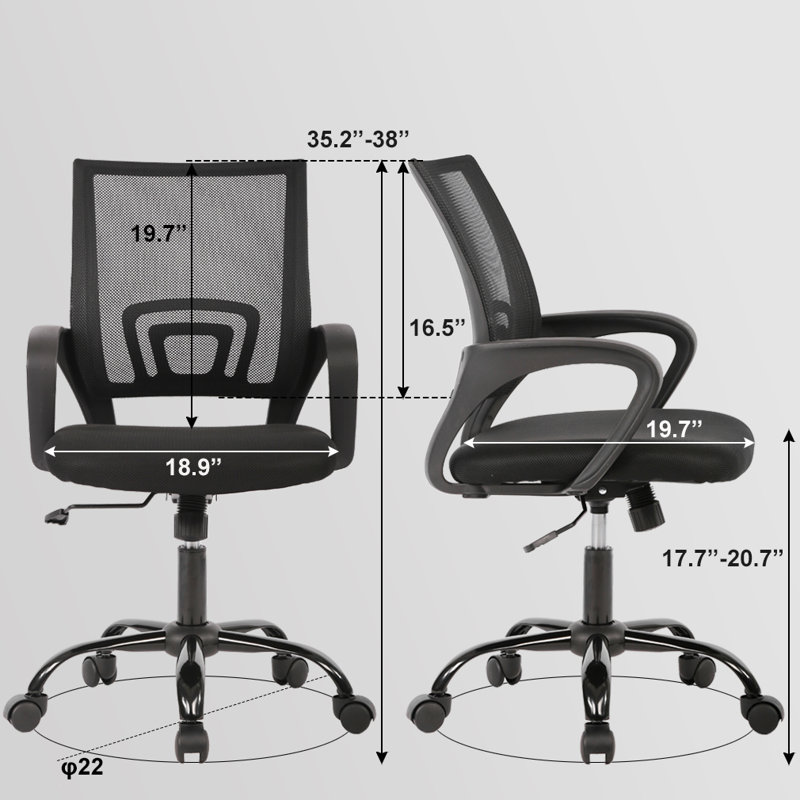 Mesh Task Chair, Black