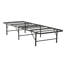 Lit simple en métal TG - supporte tous les types de matelas, structure de chambre à coucher facile à assembler, durable