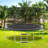 Trampoline with Safety Enclosure Net Jumping Mat,Easy Installation