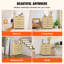 Commode 5 tiroirs en rotin, commode Boho, commode en rotin avec rangement spacieux, commode en rotin naturel