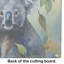 Koala Glass Cutting Board Large