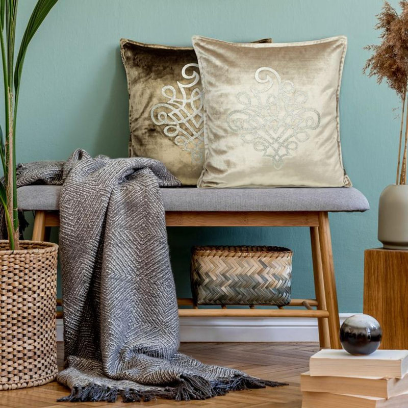 Royal Pillowcase, Dark Beige