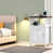 Blanc/noyer