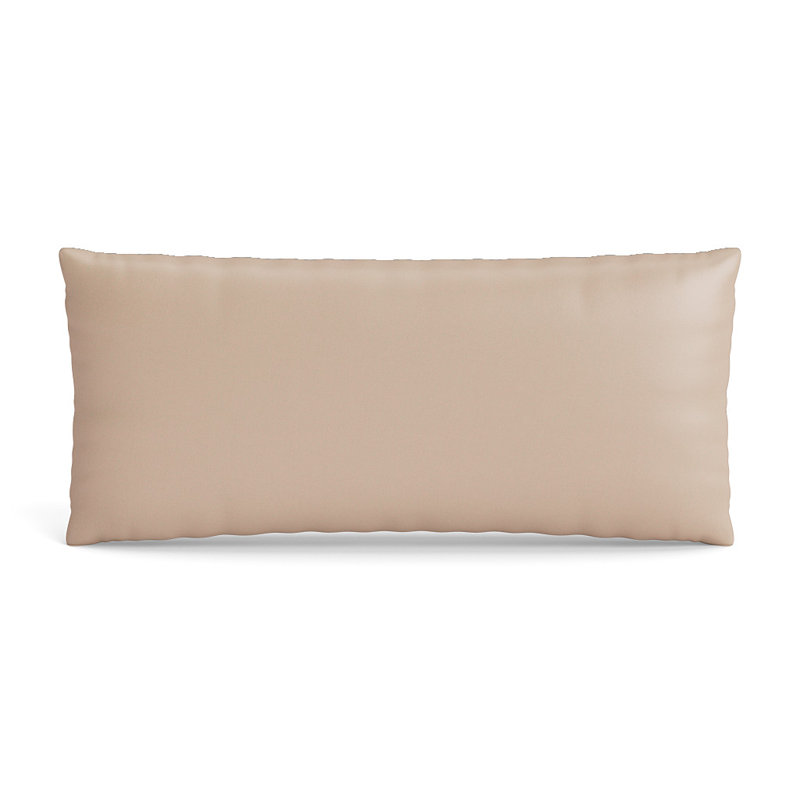 Duchess Rectangular Pillow Cover & Insert, Rectangle 10"H x 22"W, Mushroom