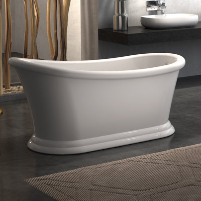67'' x 29'' Freestanding Soaking Acrylic Bathtub