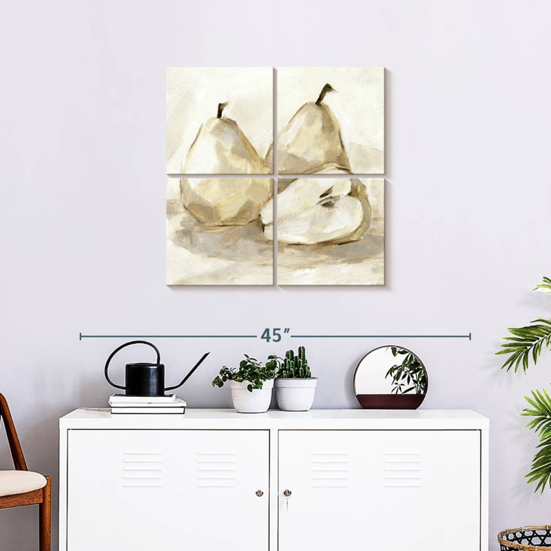Yarlin White Pear Study I, 26" H x 26" W