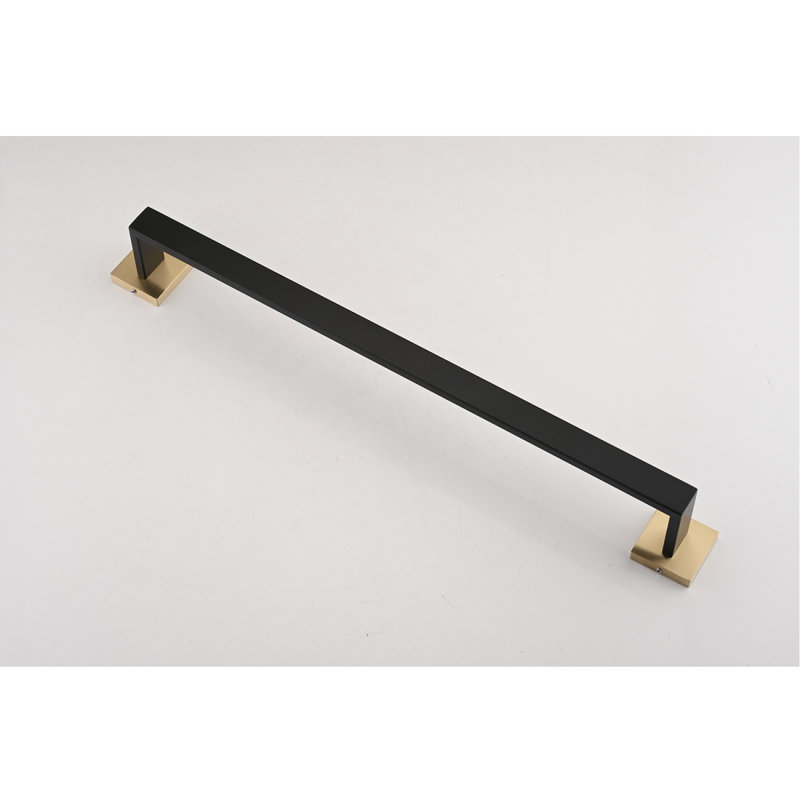 4 - Piece Bathroom Hardware Set, Gold/Matte Black