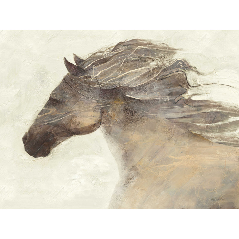 " Into The Wind Ivory ", 36" H x 48" W  