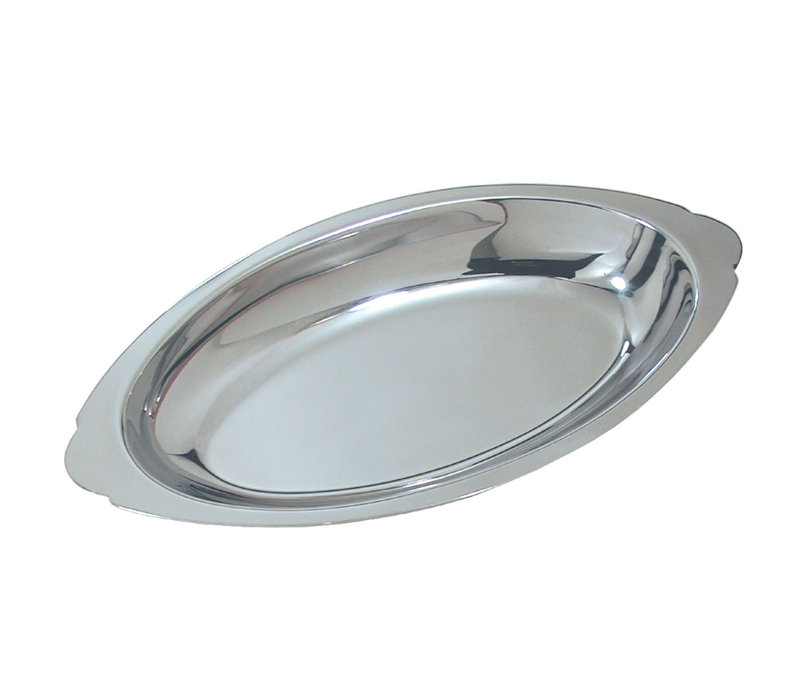 Plateau en acier inoxydable Angis, H 1,38 po x l 9,88 po x P 4,88 po