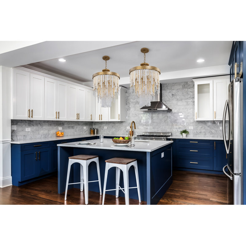 Lustre Lafayette - Havane doré - l 24 po x H 34,75 po