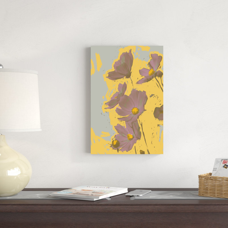 Pop art floral I, H 18 po x l 12 po
