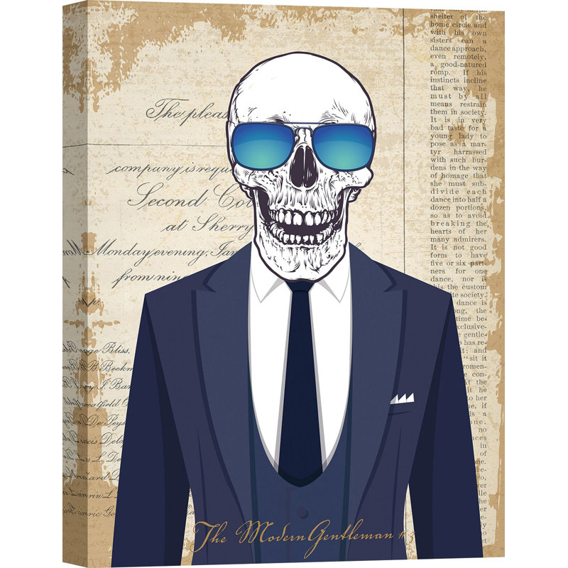 The Modern Gentleman 3 by Steven Hill - Wrapped Canvas Print, 70cm H x 50cm x 4cm D
