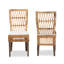 Ensemble de chaises de salle à manger en rotin