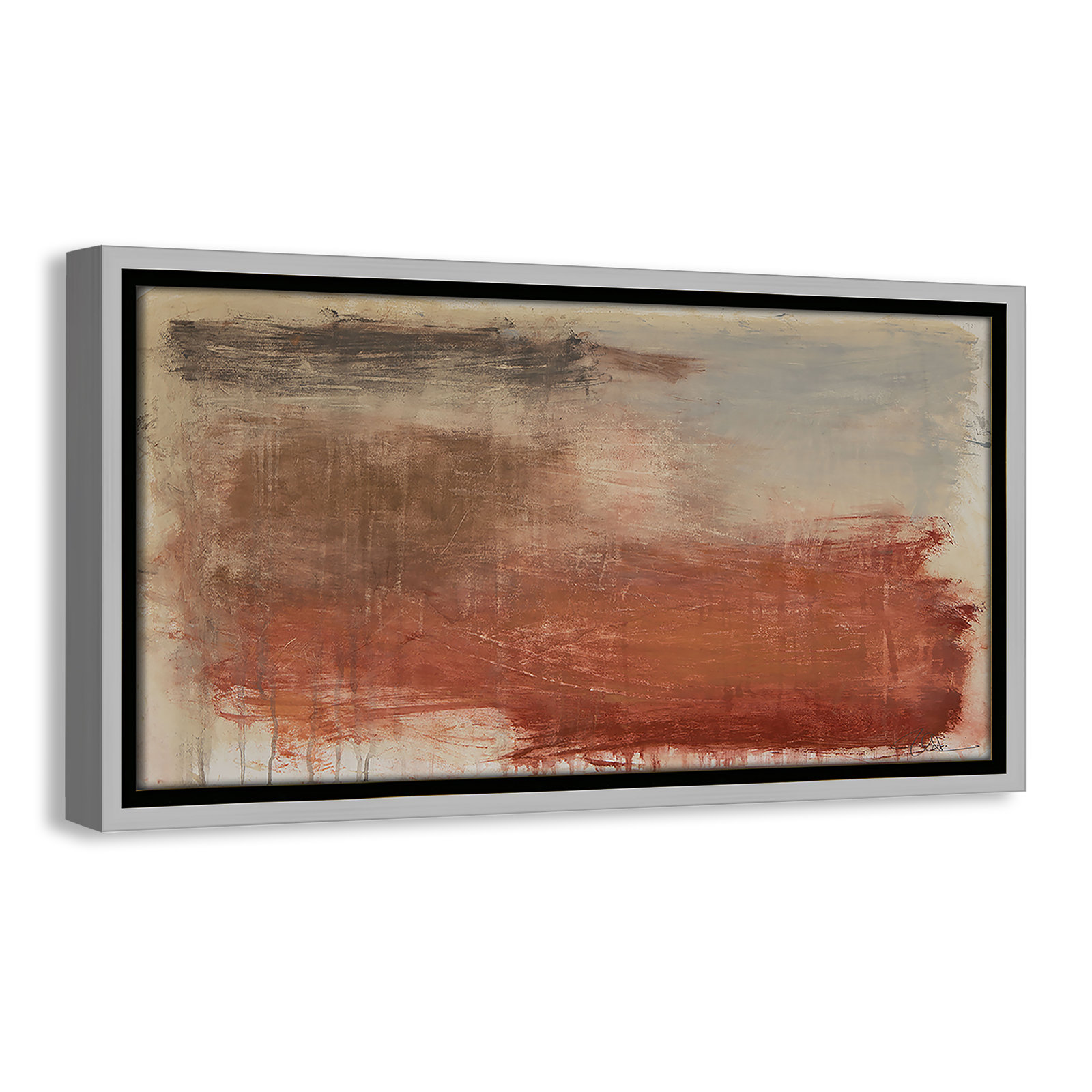 Colin "Autumn Over The Riviera" Print, Silver, 9.5" H x 17.5" W