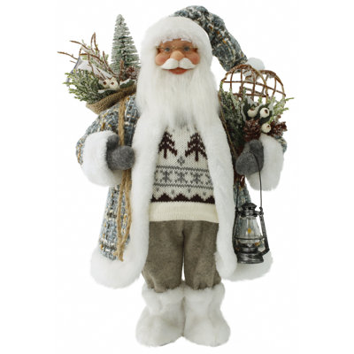 16" Tweed Woodland Santa