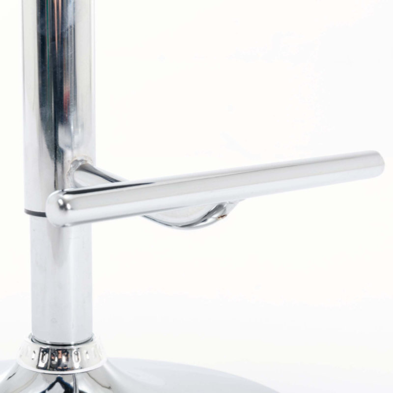 Ensemble de 2 tabourets de bar pivotants en velours, hauteur réglable de 25 à 33 pouces, siège rembourré avec dossier capitonné et base chromée - Beige