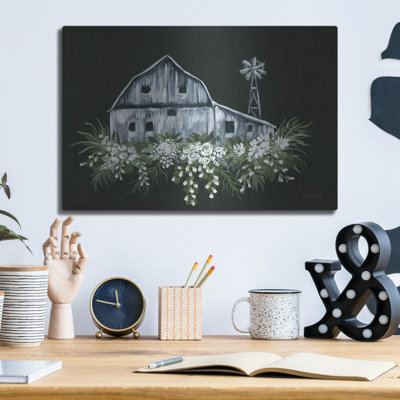 «Adorned Barn S croquis» par Yvette St. Amant, art mural en métal