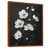 Toile avec cadre flottant brun