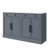 Modern Freestanding Kitchen Pantry,Buffet Food Storage, Coffee Bar Cabinet With Drawer, 2 Adjustable Shelves And 2 Door Shelves For Dining, Kitchen, Set Of 2, Gray-1077848890
