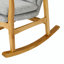 Solid Wood Rocking Chair with Cushion-1481441140-1481441097