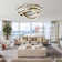 Herrada 20" Space-Saving Flush Mount Ceiling Fan with Adjustable Dimmable LED Light Kit