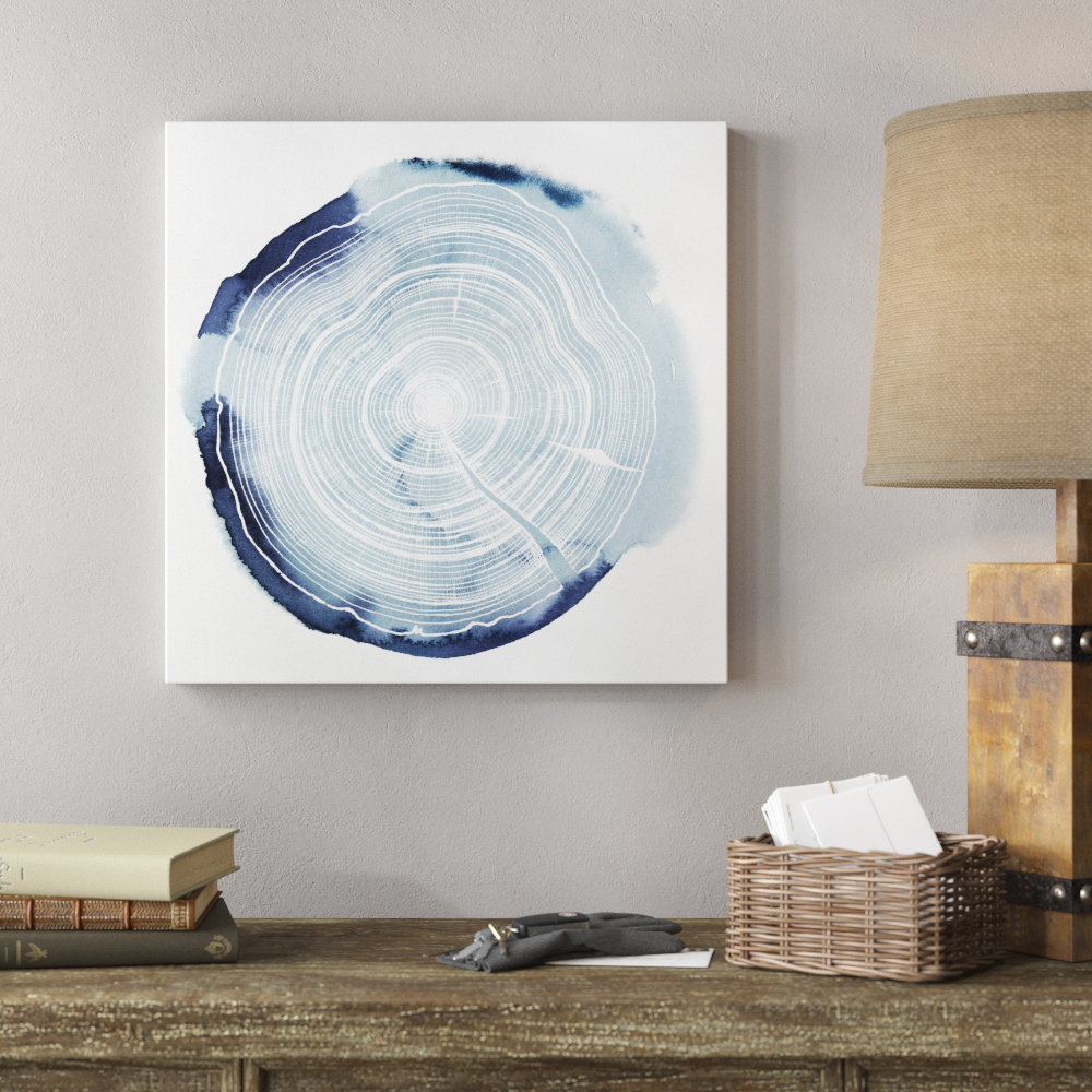 " Tree Ring Overlay III " by Grace Popp Painting Print Millwood Pines 