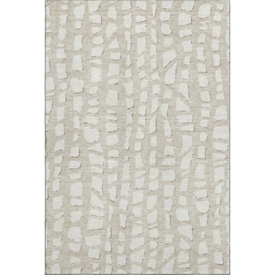 Premium Machine Washable Prisco Beige Rug