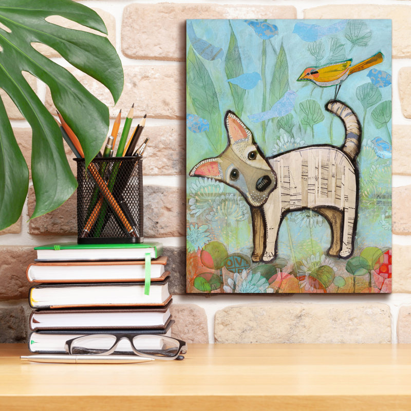 «Milk and Cookie» par Judy Verhoeven, art mural sur toile, H 16 po x l 12 po x P 0,75 po