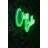 Flexible Neon LED Lighting Strips, Waterproof IP67, 12V DC, 12.6 x 17.7 x 0.8 inches | 15.12 Watts, Built-in Wall Hanging System | Green Decorative Lighting for Home, Party & Events | Easy Installation with Type C Plug-1142649089