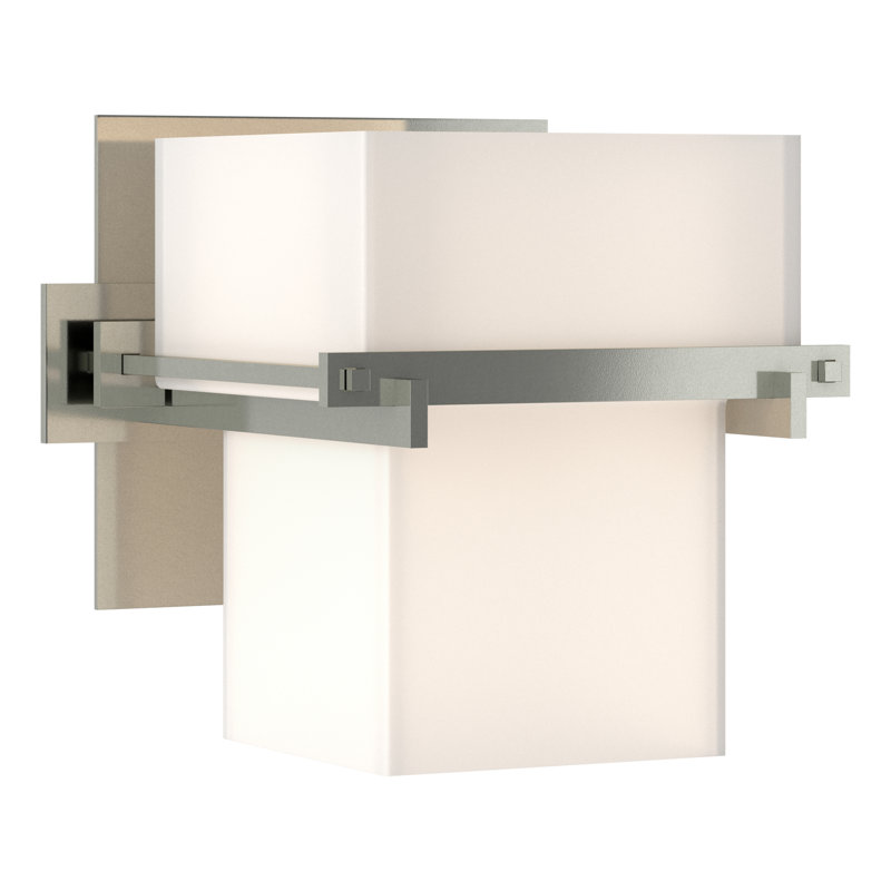 Plafonnier encastré 2 lumières Kakomi, Argenté, Grand