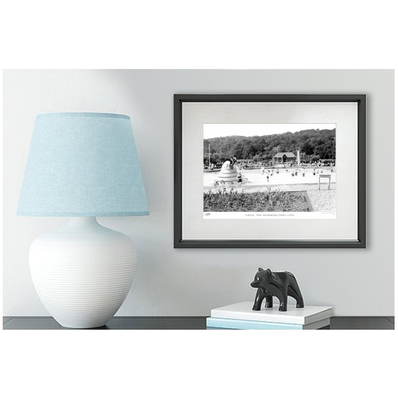 Ilkley, The Swimming Pool C1955 - Single Picture Frame Print, 28cm H x 36cm W x 2.3cm D