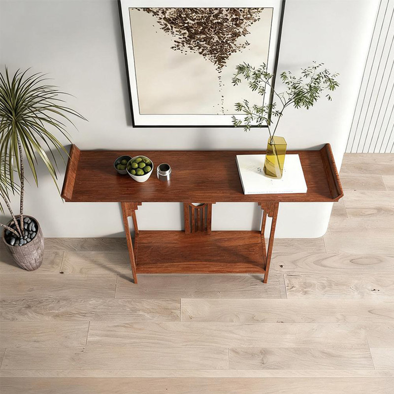 Nouvelle console de style chinois, H 34,6 po x l 63 po x P 15 po