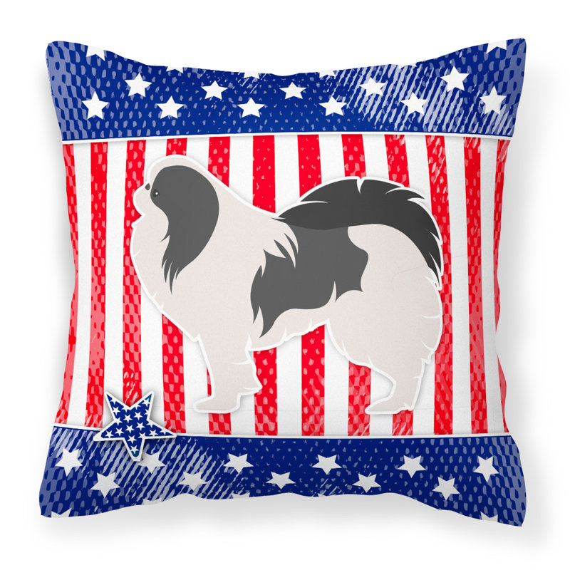 Coussin intérieur/extérieur Patriotic, H 18 po x l 18 po x P 3 po