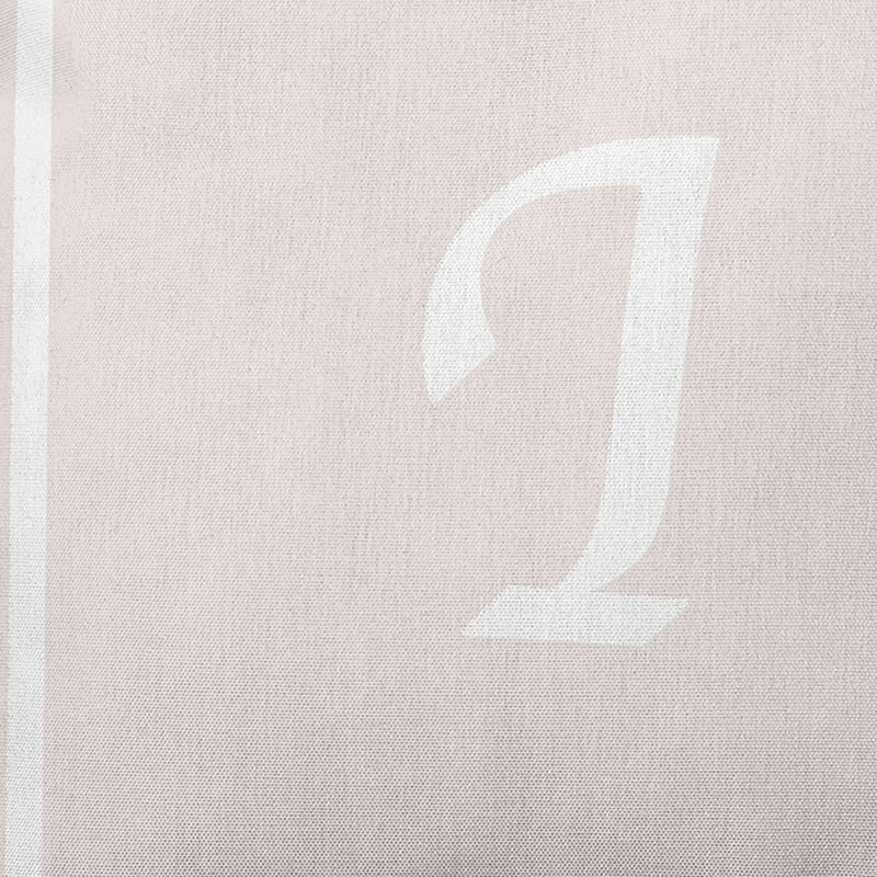 Reversible Throw Pillow, Ivory/White, 26"x26", I