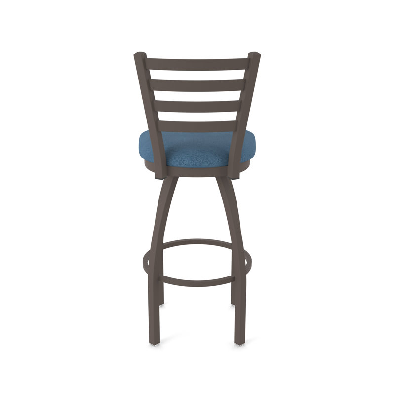 Jackie Swivel Stool, Bronze, Vinyl-Rein Bay, Extra Tall (36" Seat Height)