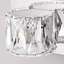 Luminaire de meuble-lavabo élégant en chrome