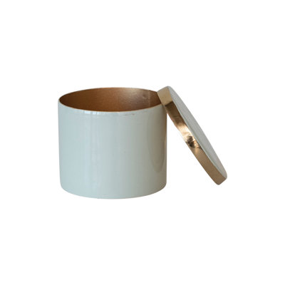 Decorative Enameled Metal Box