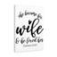Loved Her - Wrapped Canvas Print-592717433