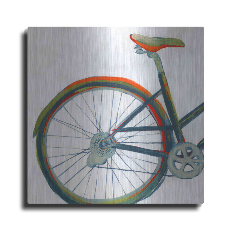 «Bicycle Diptych I» par Grace Popp, H 36 po x l 36 po