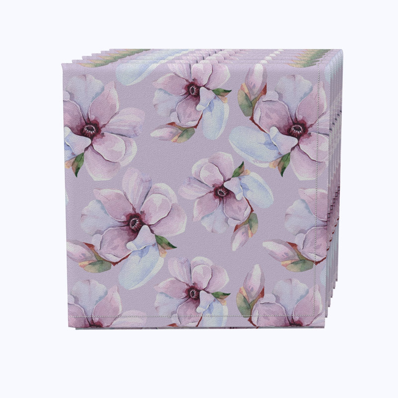 Cotton Twill Floral Rectangle Napkin