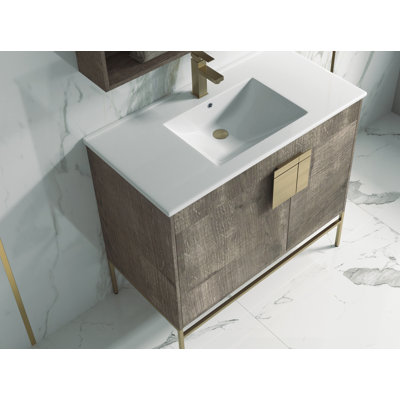 Ensemble de meuble-lavabo simple 40 po Carlisle