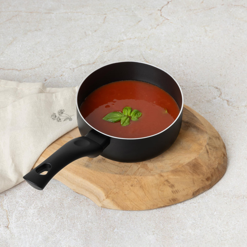 Non-Stick Saucepan, Matte Black