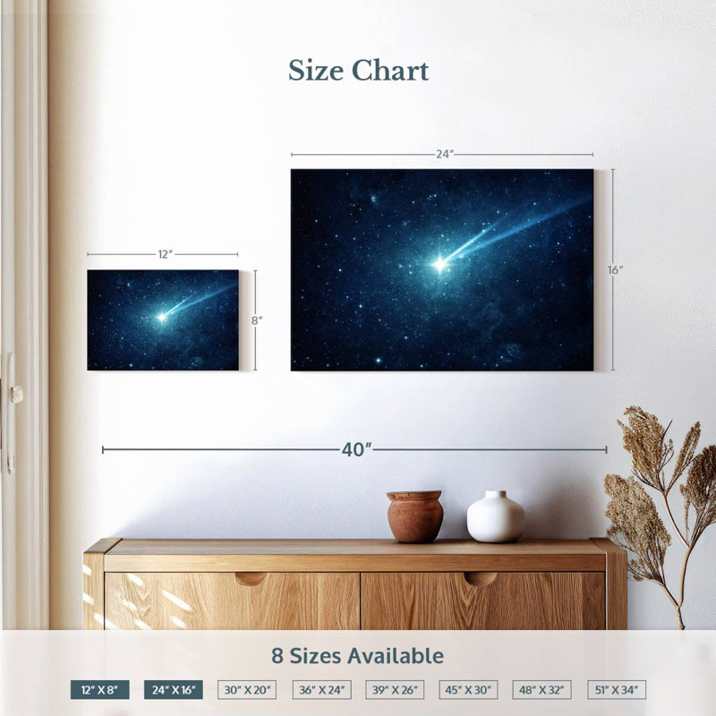 Oberle Falling Comet, 16" H x 24" W