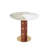 Modern Round Dining Table, 33.5" Sintered Stone Table with Wooden Leg & Gold Base, 2 - Person Kitchen Table for Small Space, 150lbs Weight Capacity-130372226