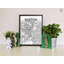 « boston city map », reproduction d’impression sur affiche en tons-22633861