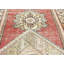 One-of-a-Kind Hand-Knotted 1960s 3'3" x 9'7" Runner Wool Area Rug in Red/Brown/Beige