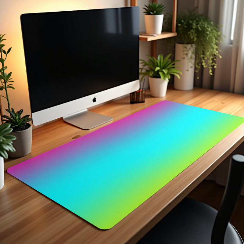 Polyester Desk Pad, 31.5x15.5