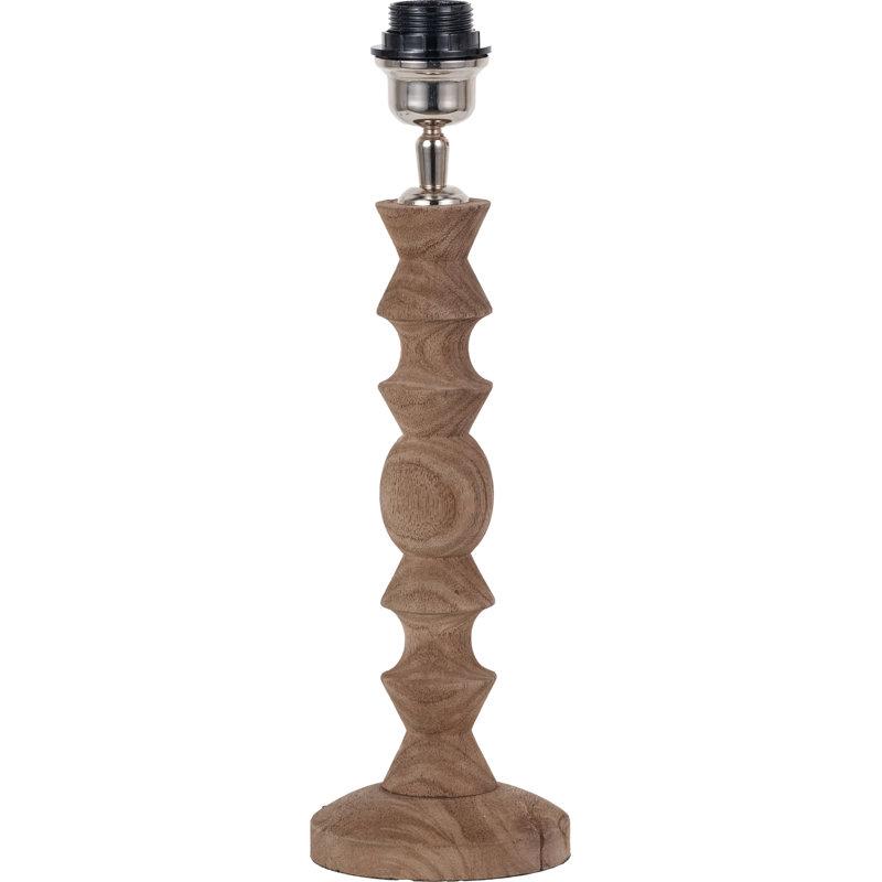 Wood Lamp Base Lamp, 40cm H x 13cm W x 13cm D